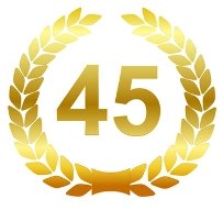 Вітання з 45 річчям чоловікові, 45 років чоловікові