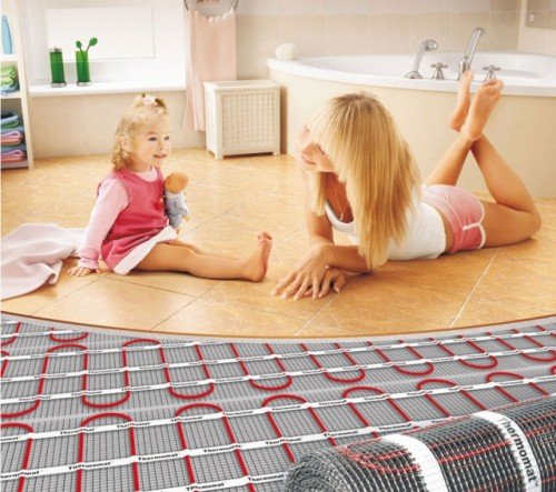 Монтаж інфрачервоного плівкового теплої підлоги