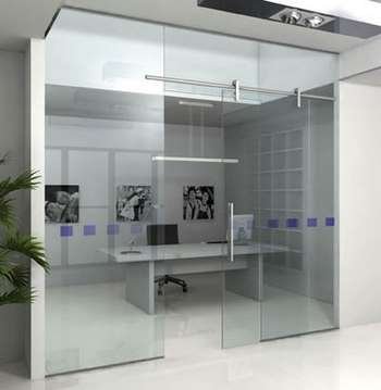 Розсувні скляні двері для балкону, душа