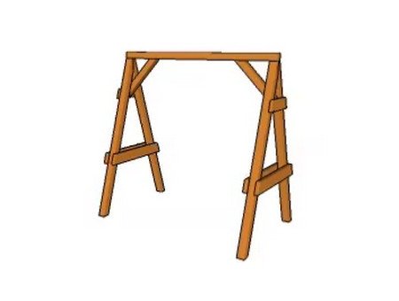 Як своїми руками зробити садові гойдалки?