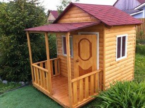 Деревяні дитячі будиночки – особливості виготовлення