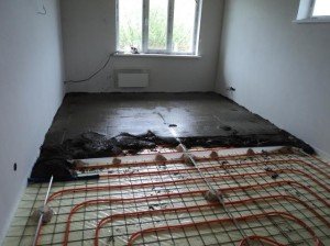 Пристрій теплої підлоги в заміському будинку