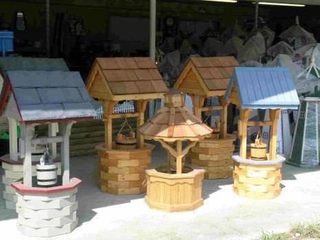 Виготовлення своїми руками декоративного деревяного колодязя Виготовлення своїми руками декоративного деревяного колодязя