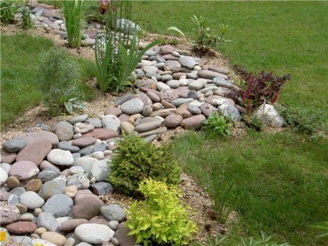 Секрети і тонкощі створення сухого струмка на ділянці