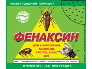 Порошок від тарганів у будинку   фенаксин : опис, відгуки