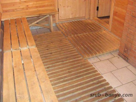 Як самостійно зробити в лазні підлогу?