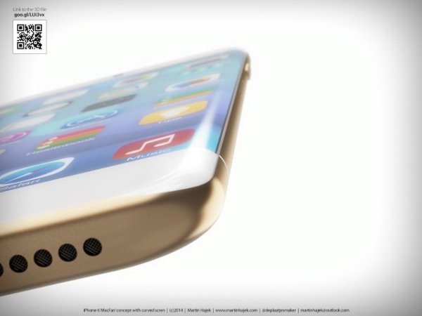 Як виглядає iPhone 6 із закругленими краями і зігнутим дисплеєм