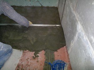 Цементно піщана стяжка   склад, технологія укладання і нюанси монтажного процесу