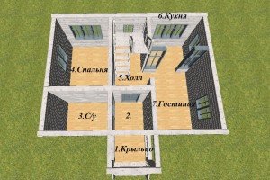 Будинок з бруса 8 на 10: переваги та особливості проектування