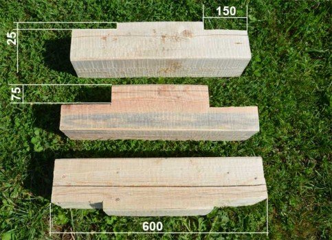 Садова лавка зі спинкою і підлокітниками своїми руками