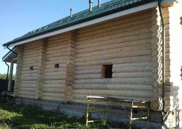 Шліфування зрубу з колод і бруса своїми руками: що, коли, як,фото, відео