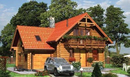 Будинок з бруса з мансардою: переваги будівель і приклади проектів