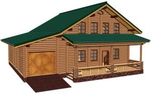 Деревяний будинок з гаражем: розташування гаража та особливості земельної ділянки. Особливості прибудови