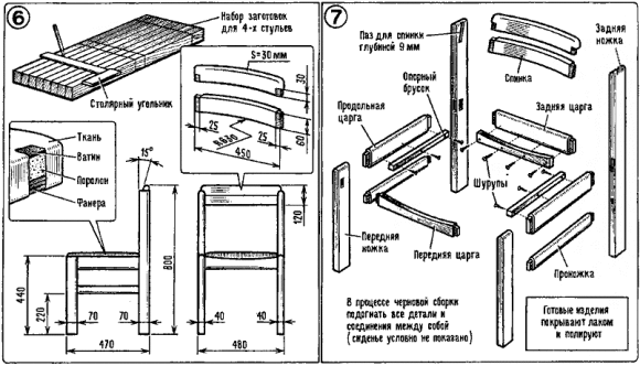 Як зробити стілець своїми руками?