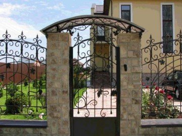 Красиві ковані хвіртки Красиві ковані хвіртки