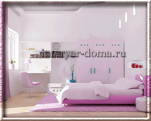Дизайн кімнати для дівчинки підлітка