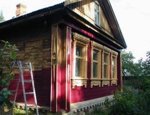 Зовнішня фарба по дереву. Масляні, алкідні, акрилові склади, спеціальні просочення