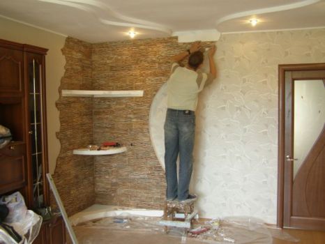 Оздоблення квартири декоративним каменем