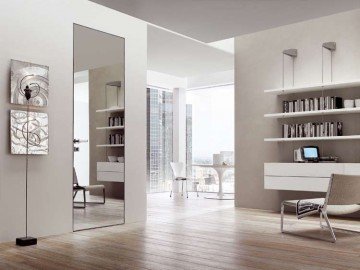 Міжкімнатні двері з дзеркалом