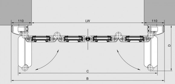Установка дверей гармошки своїми руками Установка дверей гармошки своїми руками