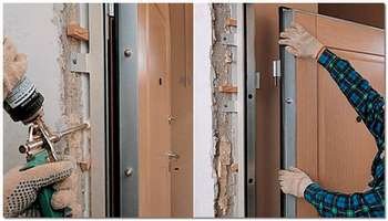 Монтаж вхідних дверей своїми руками