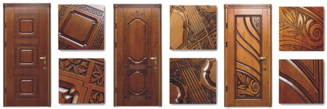 Вхідні сталеві двері з патиною