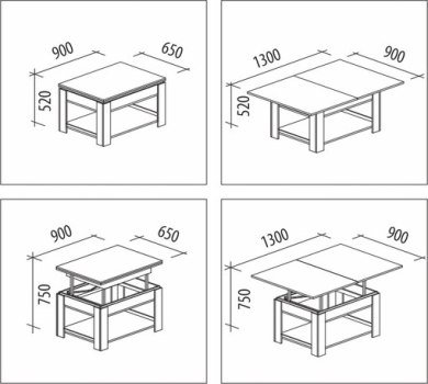 Способи створення столу трансформера своїми руками
