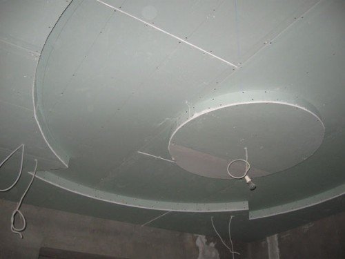 Конструкція підвісної стелі з гіпсокартону
