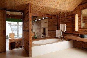 Ванна кімната в деревяному будинку: пристрій чорнової та чистової підлоги. Внутрішня обробка стін. Чистове оздоблення стелі