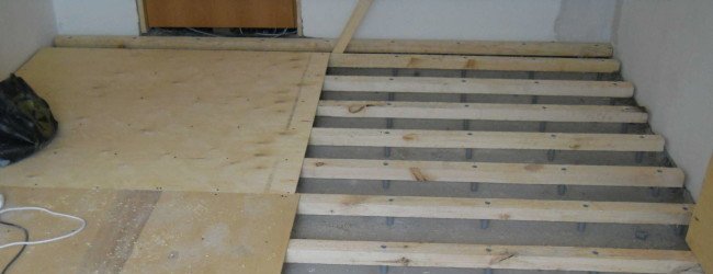 Деревяна підлога на лагах   особливості монтажу і догляду