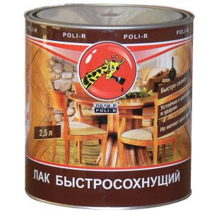 Швидкосохнучий лак для дерева: технічні характеристики складів. Особливості вибору та нанесення