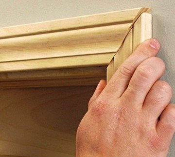 Телескопічна і різьблені двері обналічка