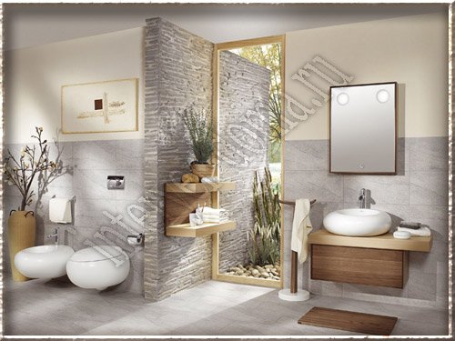 Меблі для ванної кімнати: камінь, кераміка або дерево?
