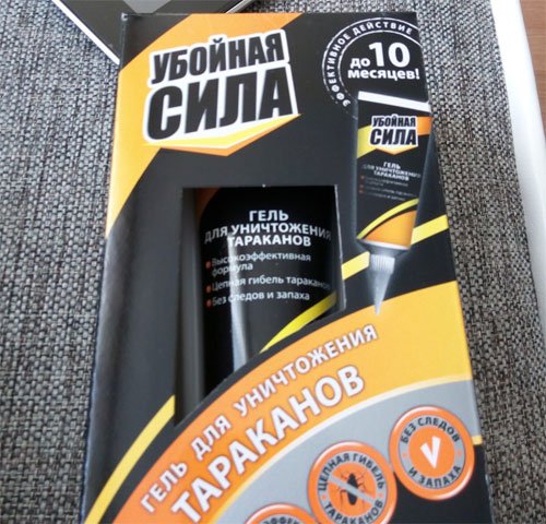 Гелі від тарганів – відгуки про гелях Раптор, Забійна сила, Абсолют