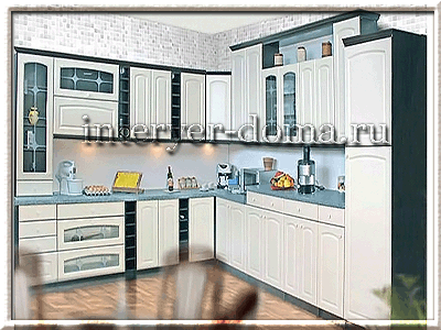 Дизайн з кутовою кухнею