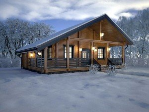 Зимовий брусовий будинок: оптимальна товщина стін і утеплення