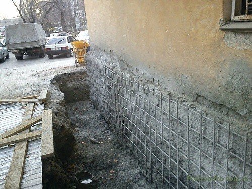 Ремонт фундаменту будинку своїми руками