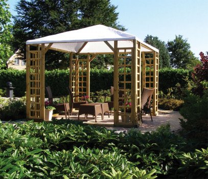 Будуємо деревяну альтанку своїми силами