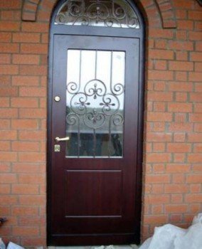 Вуличні вхідні металеві двері