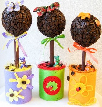 Топіарі кавове дерево своїми руками Топіарі кавове дерево своїми руками