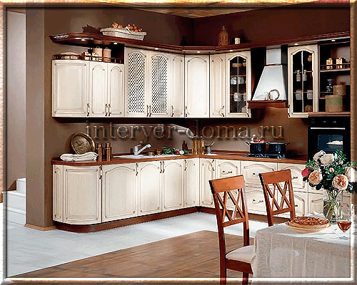 Дизайн з кутовою кухнею