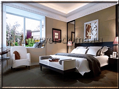 Незвичайний дизайн спальні