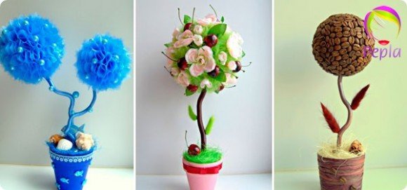 Робимо дерево щастя (топіари) своїми руками Робимо дерево щастя (топіари) своїми руками