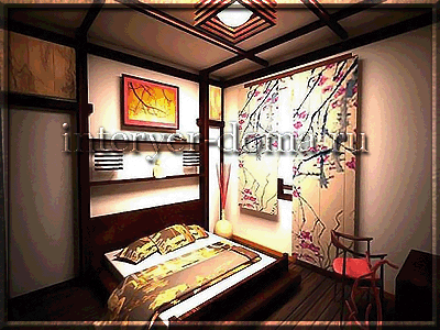 Спальня в японському стилі Спальня в японському стилі