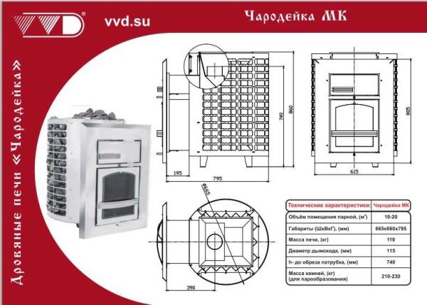 Печі для російської лазні: металеві із закритою камянкою, виробники, технічні характеристики, ціни, відгуки, фото