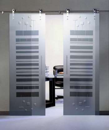 Розсувні скляні двері для балкону, душа