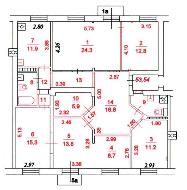 Розширення прорізів дверей в будівлях різного типу