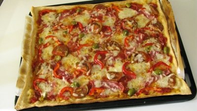 Рецепт швидкої піци в духовці
