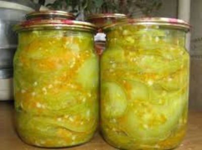 Як замаринувати кабачки на зиму.