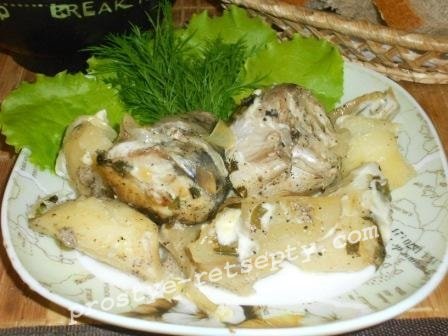 Риба з картоплею в духовці: рецепти з фото покроково